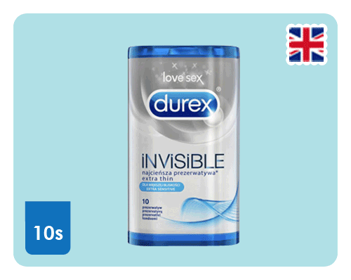 Durex Invisible Extra Sensitive 1s - Happy Mail Singapore