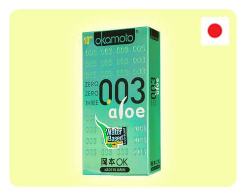 Okamoto 003 Aloe 1s - Happy Mail Singapore