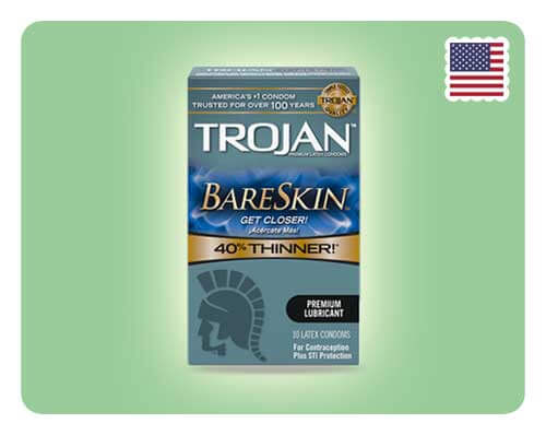 Trojan Bareskin 10s - Happy Mail Singapore