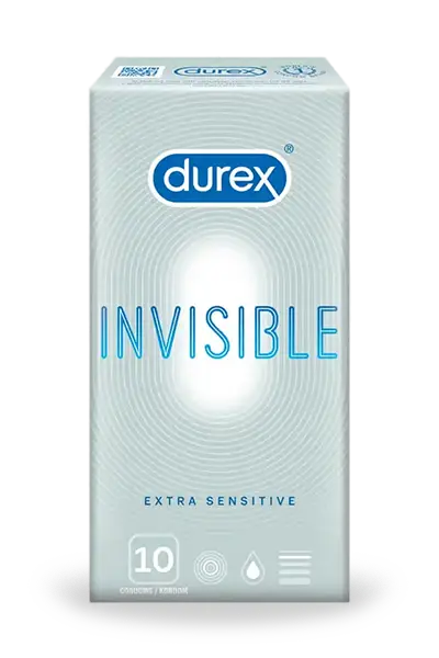 Durex Invisible Extra Sensitive 10s