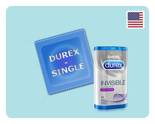 Durex Invisible Extra Lubricated 1s
