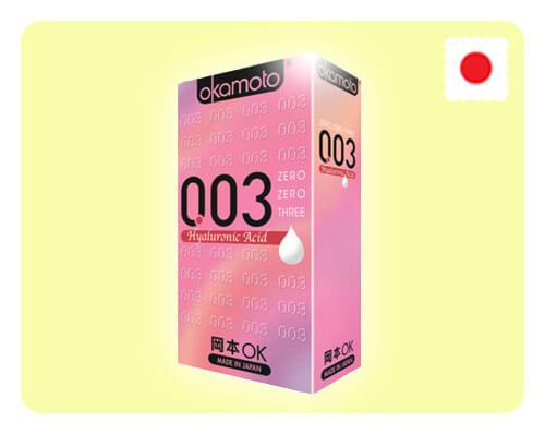 Okamoto 003 Hyaluronic Acid 1s - Happy Mail Singapore