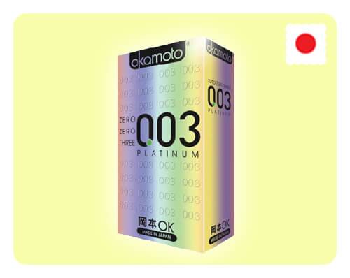 Okamoto 003 Platinum 1s - Happy Mail Singapore