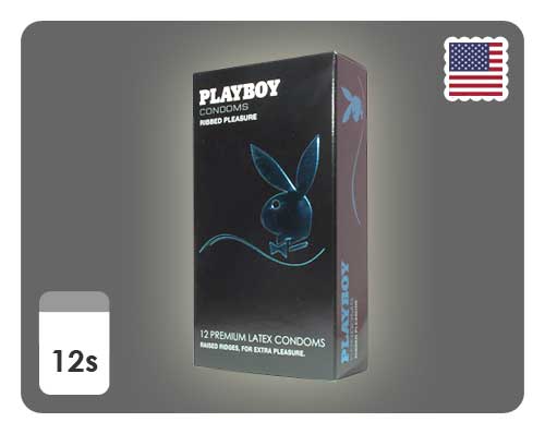 Playboy Ribbed Pleasure 12s - Happy Mail Singapore