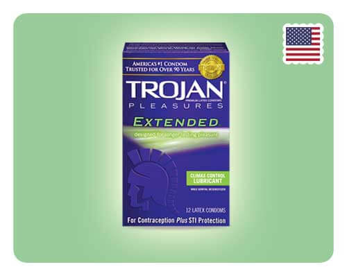 Trojan Extended Pleasure 12s (Climax Control) - Happy Mail Singapore